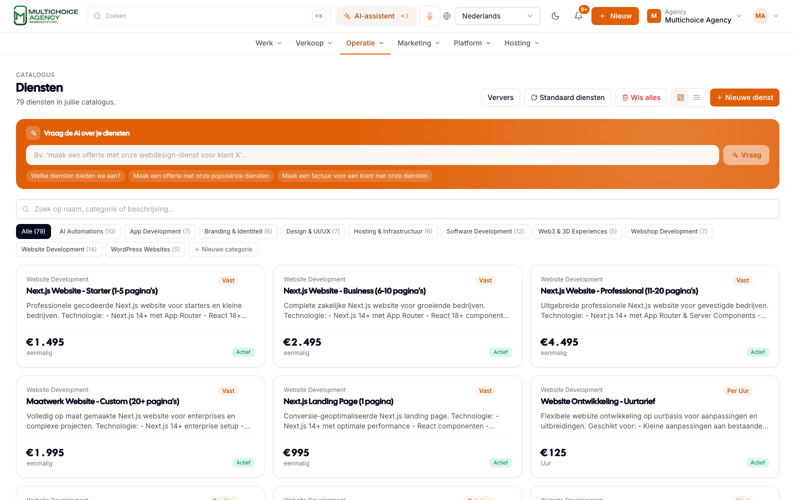 Je dienstencatalogus, één keer goed ingericht