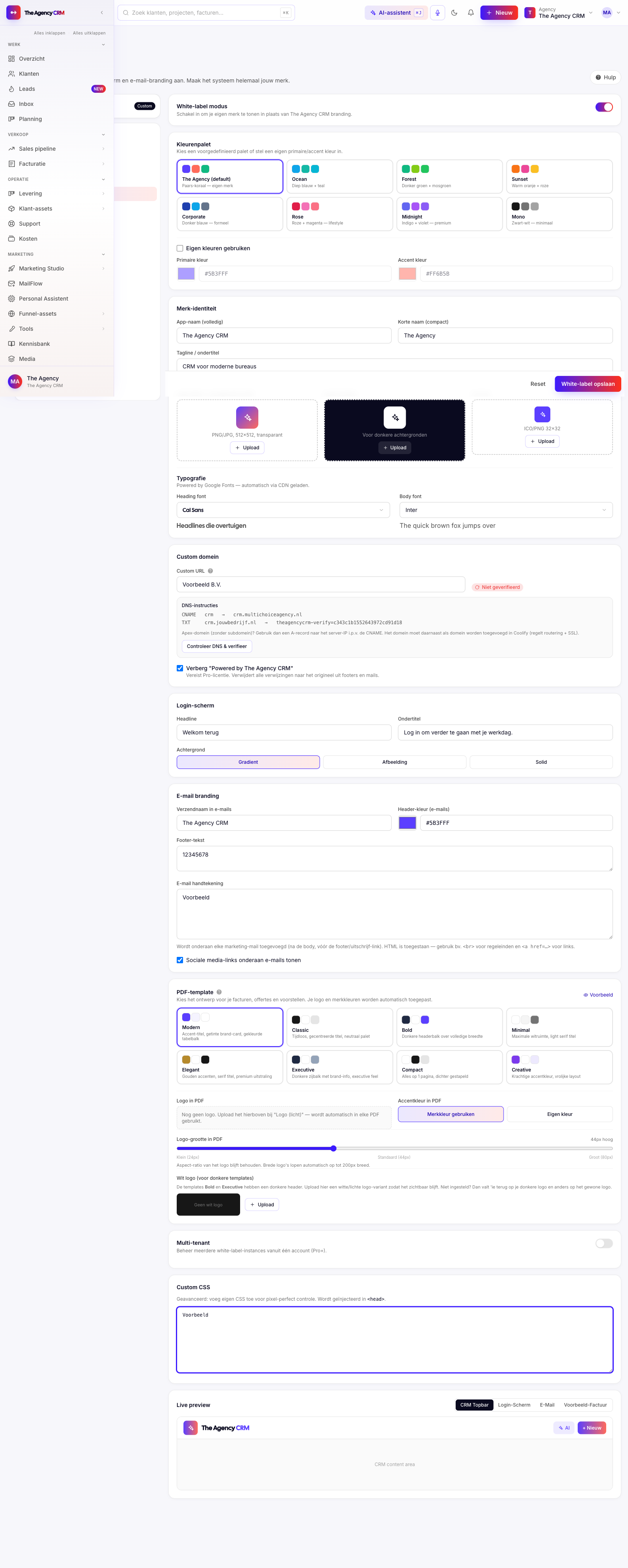 Jouw merk, ons platform