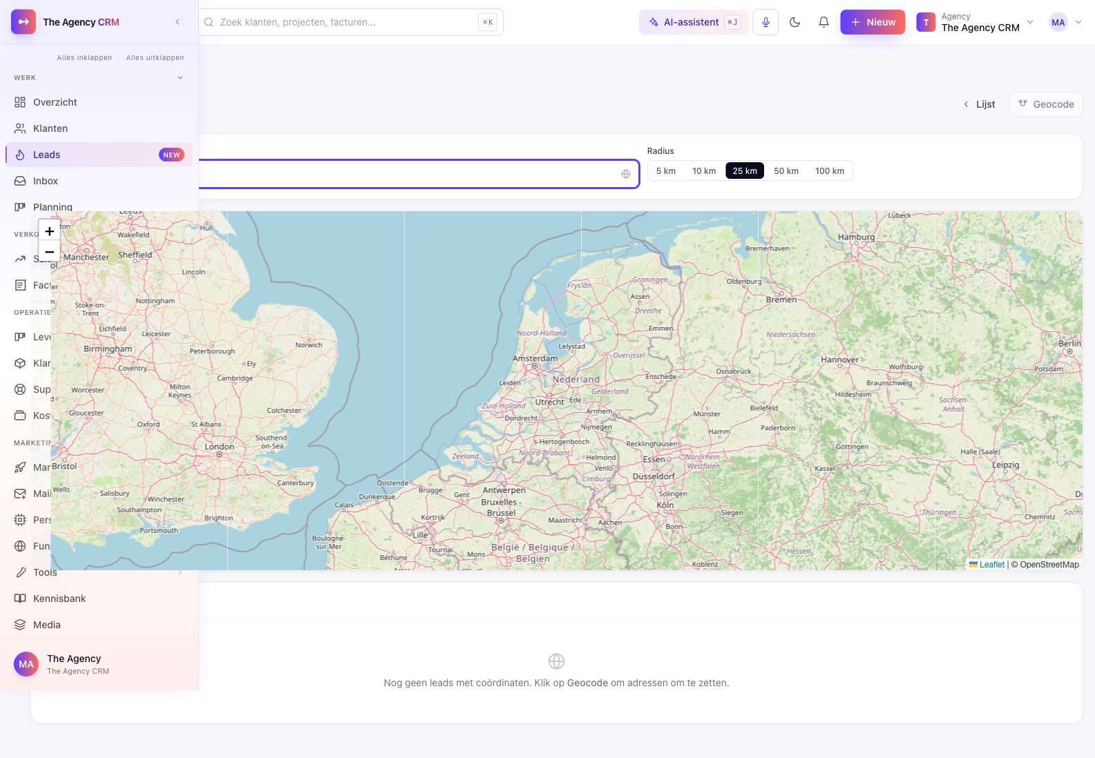 Directe bedrijfs- en contactdata — nul handmatig werk