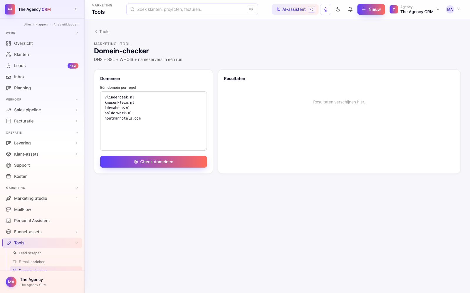 Domein-tools